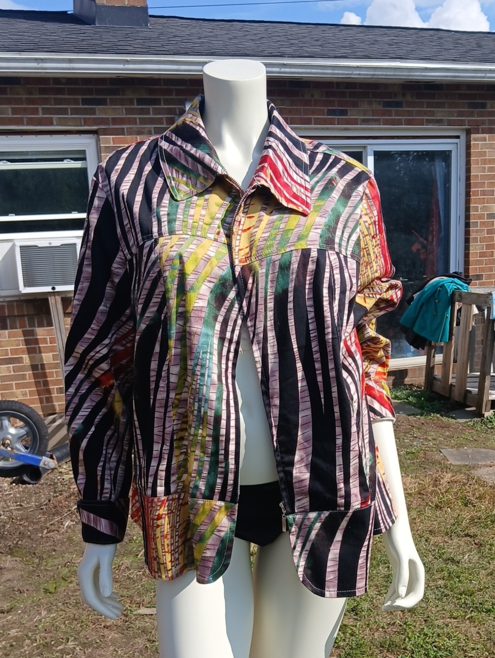 Drapers & Damons Colorful Striped Lightweight Women's Jacket